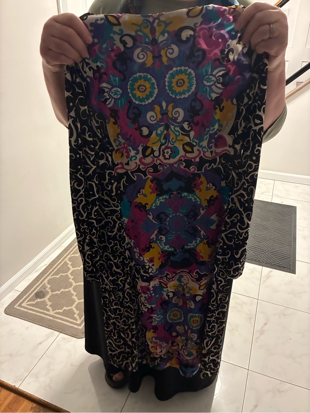 Vintage 100% silk Emilia Bellini Florence dress
